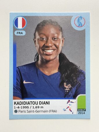 Kadidiatou Diani France Base Panini Womens Euro 2022 Stickers Collection