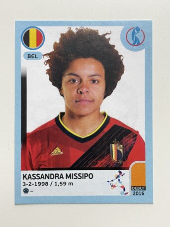 Kassandra Missipo Belgium Base Panini Womens Euro 2022 Stickers Collection