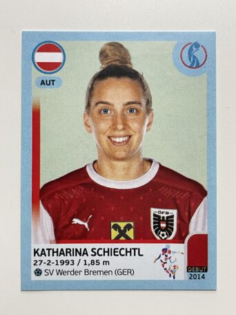 Katharina Schiechtl Austria Base Panini Womens Euro 2022 Stickers Collection