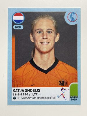 Katja Snoeijs Netherlands Base Panini Womens Euro 2022 Stickers Collection