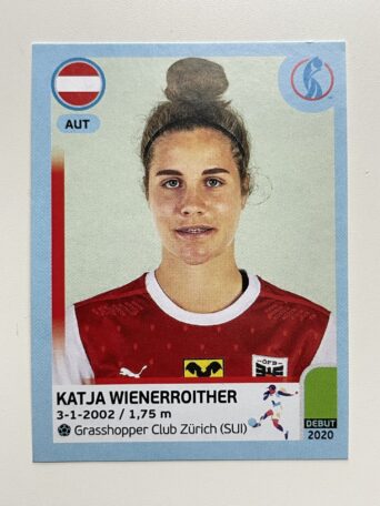 Katja Wienerroither Austria Base Panini Womens Euro 2022 Stickers Collection
