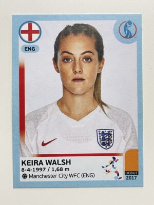 Keira Walsh England Base Panini Womens Euro 2022 Stickers Collection