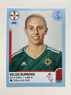 Kelsie Burrows Northern Ireland Base Panini Womens Euro 2022 Stickers Collection