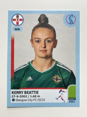 Kerry Beattie Northern Ireland Base Panini Womens Euro 2022 Stickers Collection