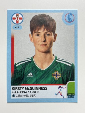Kirsty McGuinness Northern Ireland Base Panini Womens Euro 2022 Stickers Collection