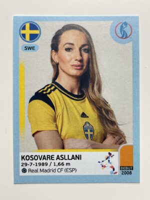 Kosovare Asllani Sweden Base Panini Womens Euro 2022 Stickers Collection