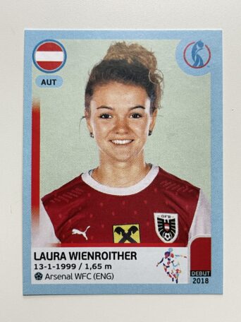 Laura Wienroither Austria Base Panini Womens Euro 2022 Stickers Collection