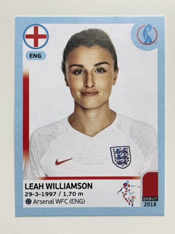 Leah Williamson England Base Panini Womens Euro 2022 Stickers Collection