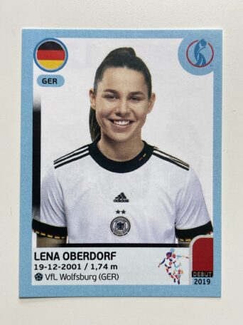 Lena Oberdorf Germany Base Panini Womens Euro 2022 Stickers Collection