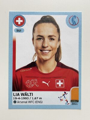 Lia Walti Switzerland Base Panini Womens Euro 2022 Stickers Collection
