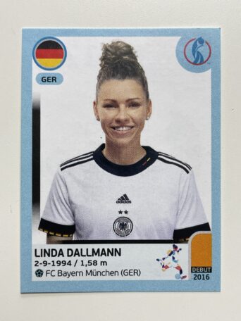 Linda Dallmann Finland Base Panini Womens Euro 2022 Stickers Collection