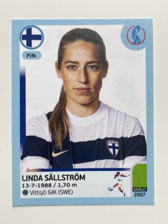 Linda Sallstrom Finland Base Panini Womens Euro 2022 Stickers Collection