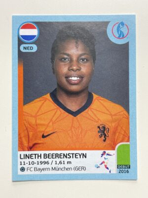 Lineth Beerensteyn Netherlands Base Panini Womens Euro 2022 Stickers Collection