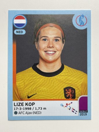 Lize Kop Netherlands Base Panini Womens Euro 2022 Stickers Collection