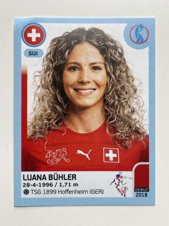 Luana Buhler Switzerland Base Panini Womens Euro 2022 Stickers Collection