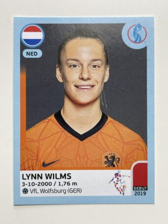 Lynn Wilms Netherlands Base Panini Womens Euro 2022 Stickers Collection