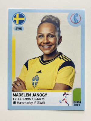 Madelen Janogy Sweden Base Panini Womens Euro 2022 Stickers Collection