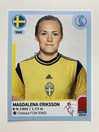 Magdalena Eriksson Sweden Base Panini Womens Euro 2022 Stickers Collection
