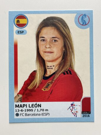 Mapi Leon Spain Base Panini Womens Euro 2022 Stickers Collection