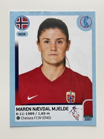 Maren Naevdal Mjelde Norway Base Panini Womens Euro 2022 Stickers Collection