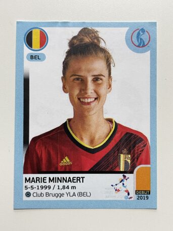Marie Minnaert Belgium Base Panini Womens Euro 2022 Stickers Collection