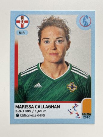 Marissa Callaghan Northern Ireland Base Panini Womens Euro 2022 Stickers Collection