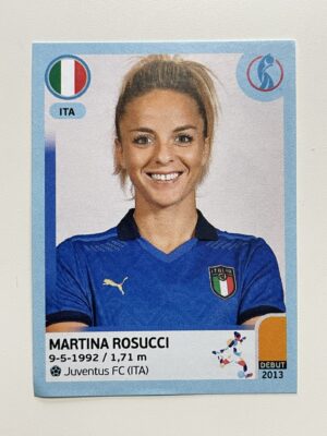 Martina Rosucci Italy Base Panini Womens Euro 2022 Stickers Collection