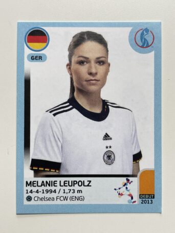 Melanie Leupolz Germany Base Panini Womens Euro 2022 Stickers Collection