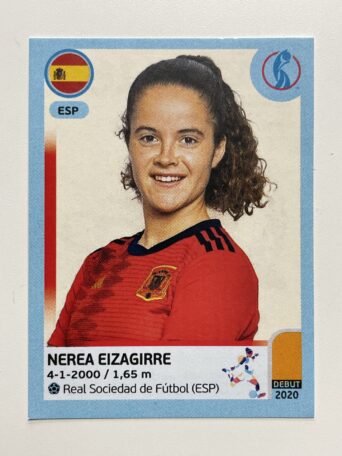 Nerea Eizagirre Spain Base Panini Womens Euro 2022 Stickers Collection