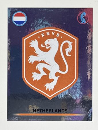 Netherlands Badge Panini Womens Euro 2022 Stickers Collection