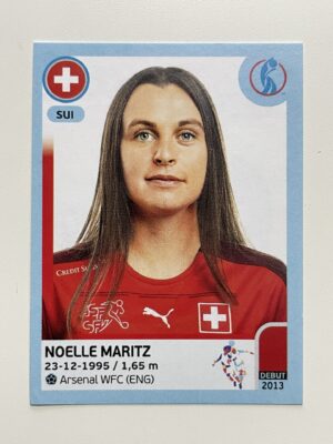 Noelle Maritz Switzerland Base Panini Womens Euro 2022 Stickers Collection