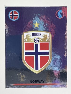 Norway Badge Panini Womens Euro 2022 Stickers Collection