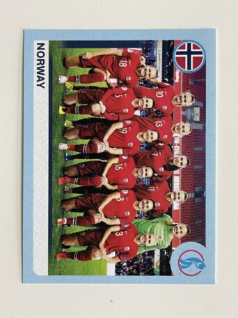 Norway Team Photo Panini Womens Euro 2022 Stickers Collection