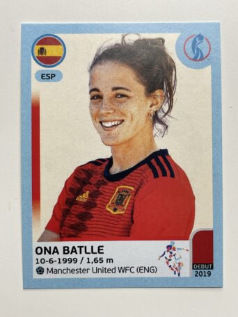 Ona Batlle Spain Base Panini Womens Euro 2022 Stickers Collection