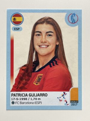 Patricia Guijarro Spain Base Panini Womens Euro 2022 Stickers Collection