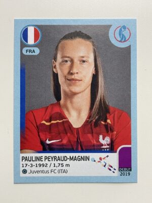 Pauline Peyraud-Magnin France Base Panini Womens Euro 2022 Stickers Collection