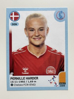 Pernille Harder Denmark Base Panini Womens Euro 2022 Stickers Collection