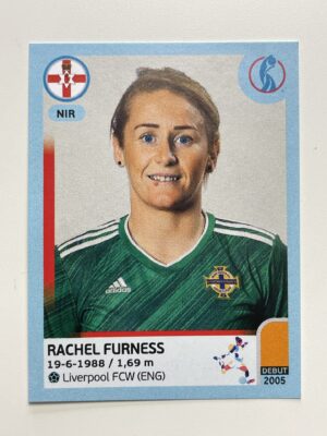 Rachel Furness Northern Ireland Base Panini Womens Euro 2022 Stickers Collection