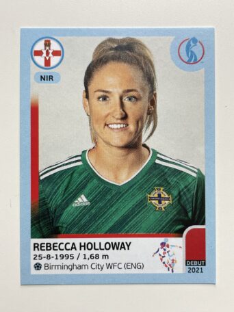 Rebecca Halloway Northern Ireland Base Panini Womens Euro 2022 Stickers Collection