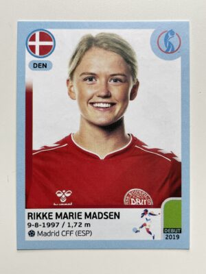 Rikke Marie Madsen Denmark Base Panini Womens Euro 2022 Stickers Collection