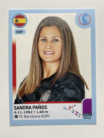 Sandra Panos Spain Base Panini Womens Euro 2022 Stickers Collection