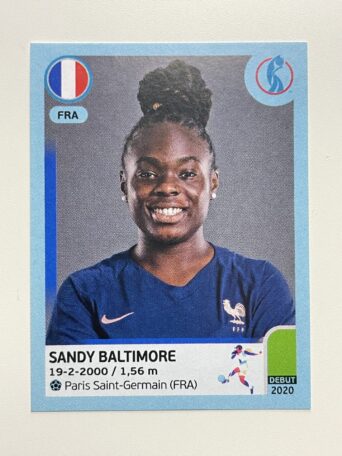 Sandy Baltimore France Base Panini Womens Euro 2022 Stickers Collection