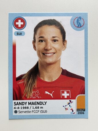 Sandy Maendly Switzerland Base Panini Womens Euro 2022 Stickers Collection