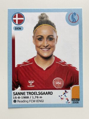 Sanne Troelsgaard Denmark Base Panini Womens Euro 2022 Stickers Collection