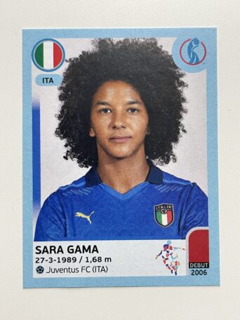 Sara Gama Italy Base Panini Womens Euro 2022 Stickers Collection