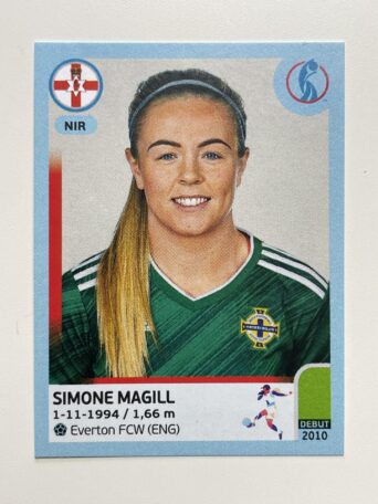 Simone Magill Northern Ireland Base Panini Womens Euro 2022 Stickers Collection