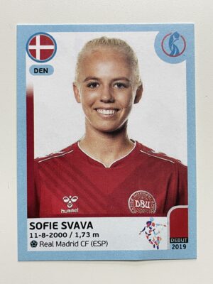 Sofie Svava Denmark Base Panini Womens Euro 2022 Stickers Collection