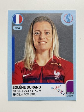 Solene Durand France Base Panini Womens Euro 2022 Stickers Collection