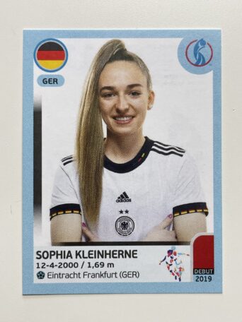Sophia Kleinherne Germany Base Panini Womens Euro 2022 Stickers Collection
