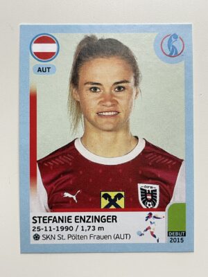 Stefanie Enzinger Austria Base Panini Womens Euro 2022 Stickers Collection